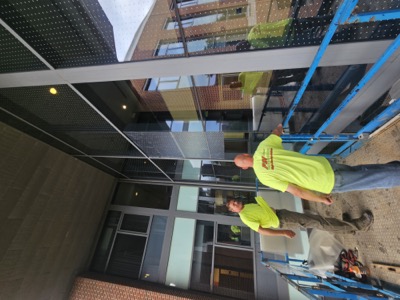 Overview of Penn State Feather Friendly Bird Dot System installation